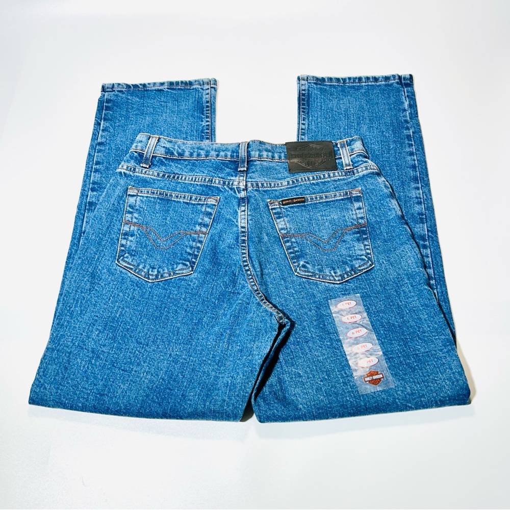 Harley Davidson jeans Straight Leg jeans high rise Vintage New women size 6 P